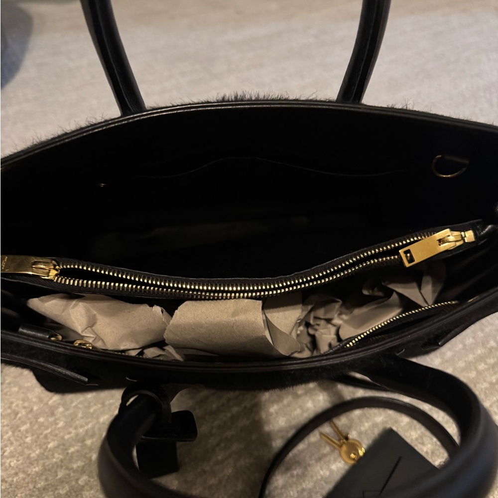 Saint Laurent Sac de Jour pony-style calfskin handbag RARE - Picture 8 of 12